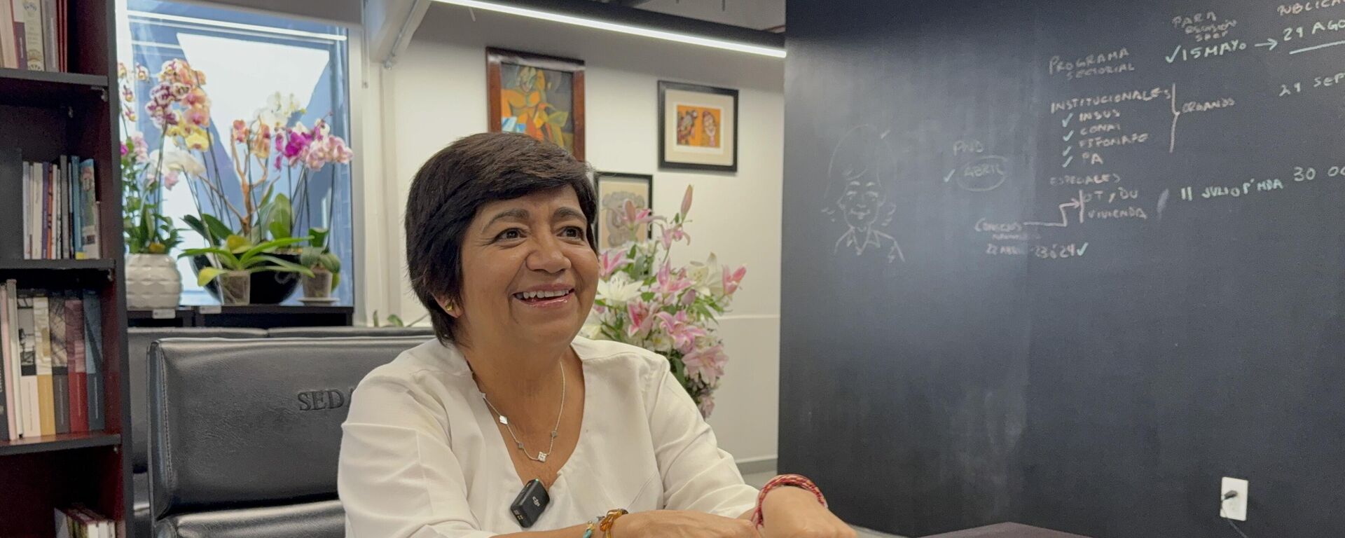 Edna Elena Vega Rangel, titular de la Secretaría de Desarrollo Agrario, Territorial y Urbano - Sputnik Mundo, 1920, 22.08.2025