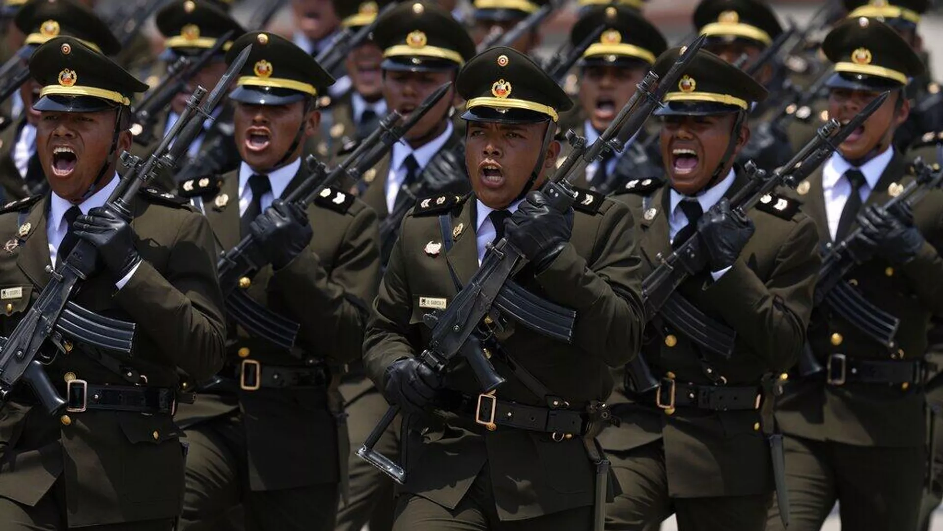 Soldados peruanos. Soldados peruanos. - Sputnik Mundo, 1920, 23.08.2025