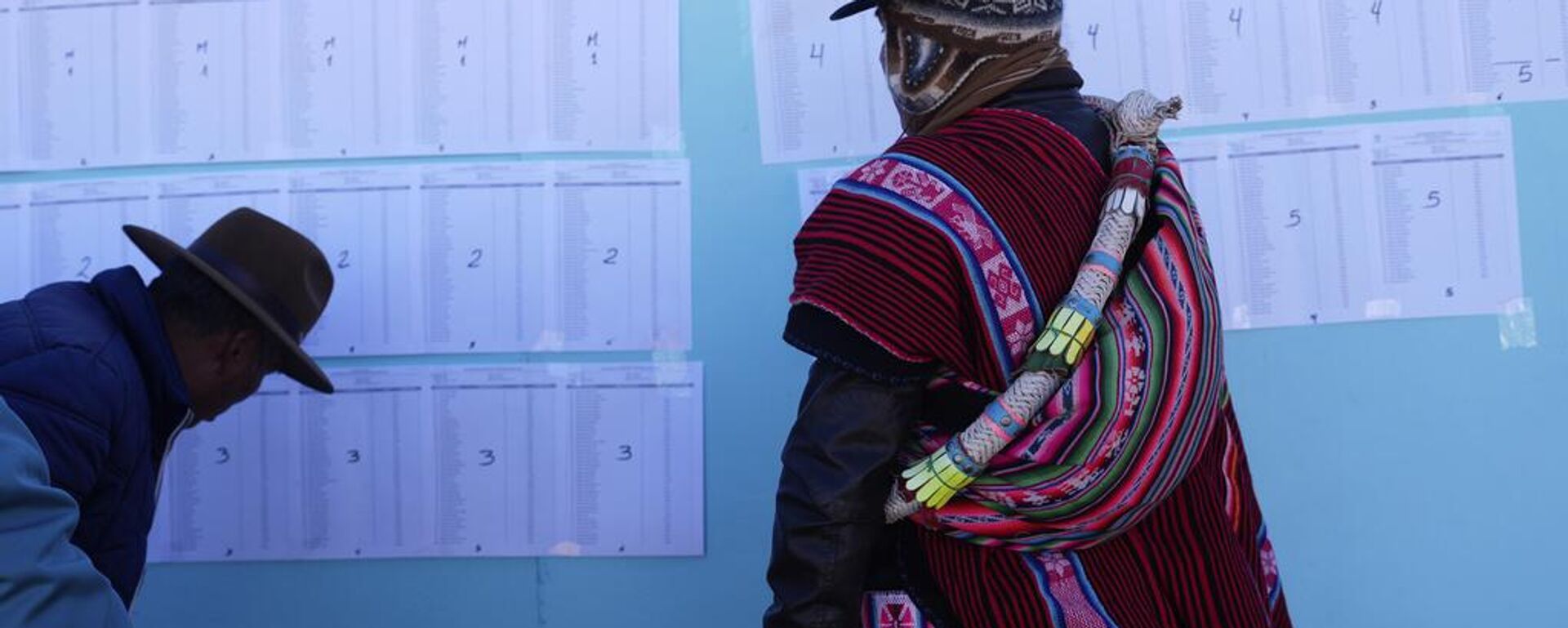 Votantes bolivianos revisan el padrón electoral durante las elecciones generales de agosto - Sputnik Mundo, 1920, 23.08.2025