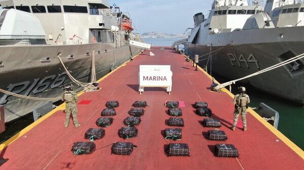 Aseguramiento de cocaína en México - Sputnik Mundo