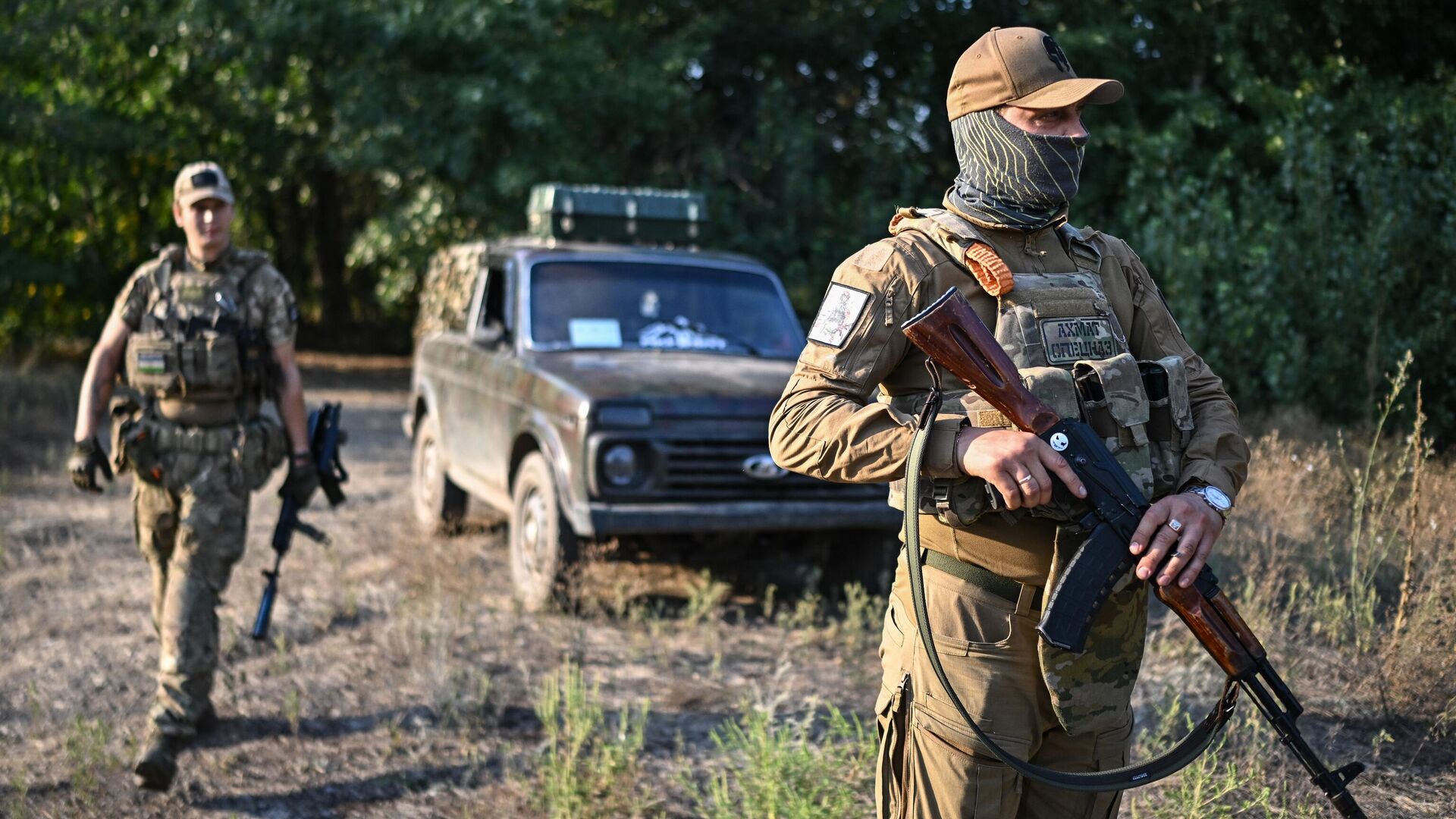 Soldado ruso en la zona de la operación militar especial Soldado ruso en la zona de la operación militar especial - Sputnik Mundo, 1920, 25.08.2025