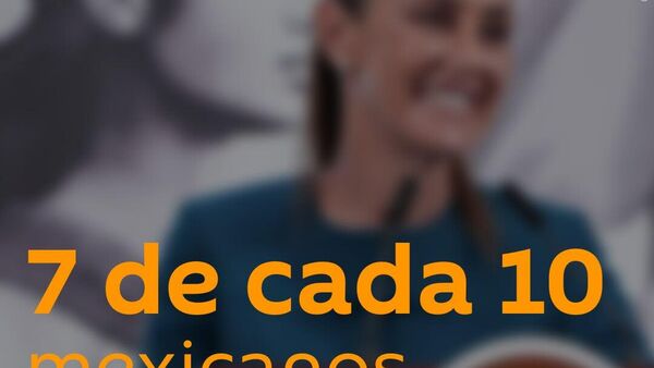 Sheinbaum llega a su primer informe de Gobierno con el 70% de aprobación - Sputnik Mundo