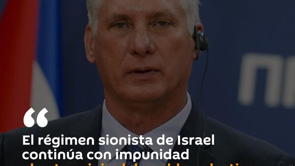 Cuba pide detener barbarie de Israel contra Palestina y condena ataque a periodistas - Sputnik Mundo
