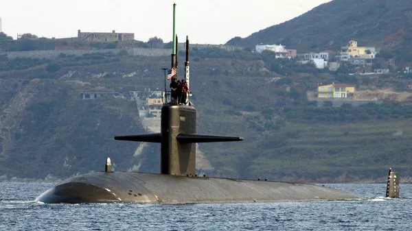 El submarino nuclear USS Newport News - Sputnik Mundo