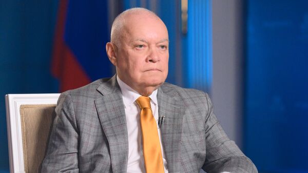 Dmitri Kiseliov, el director general del grupo mediático ruso Rossiya Segodnya (casa matriz de Sputnik) - Sputnik Mundo