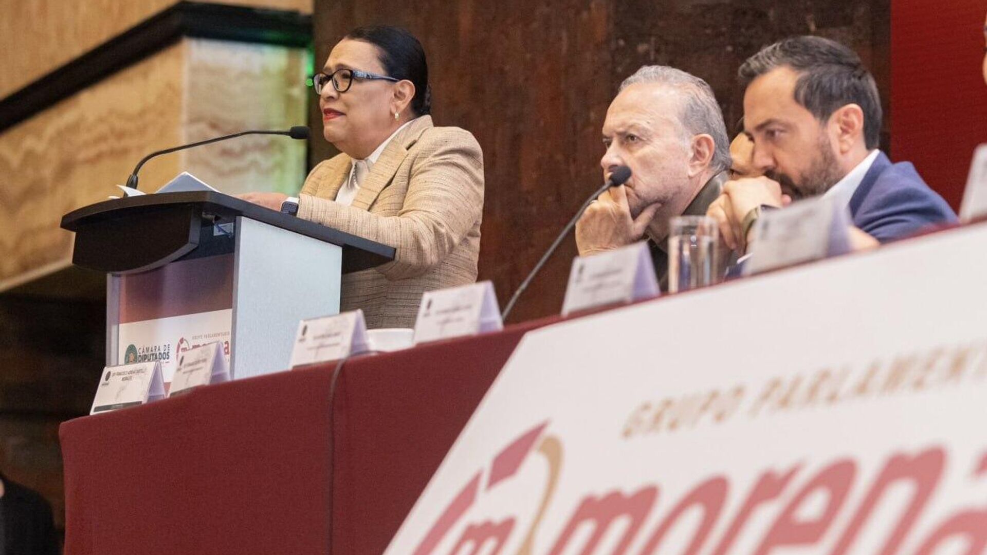 La austeridad no es un eslogan, advierte secretaria de Gobernación de México a miembros de Morena La austeridad no es un eslogan, advierte secretaria de Gobernación de México a miembros de Morena - Sputnik Mundo, 1920, 31.08.2025