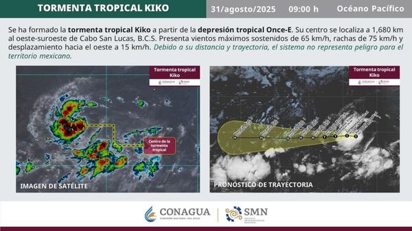 Se forma la tormenta tropical Kiko en el océano Pacífico - Sputnik Mundo