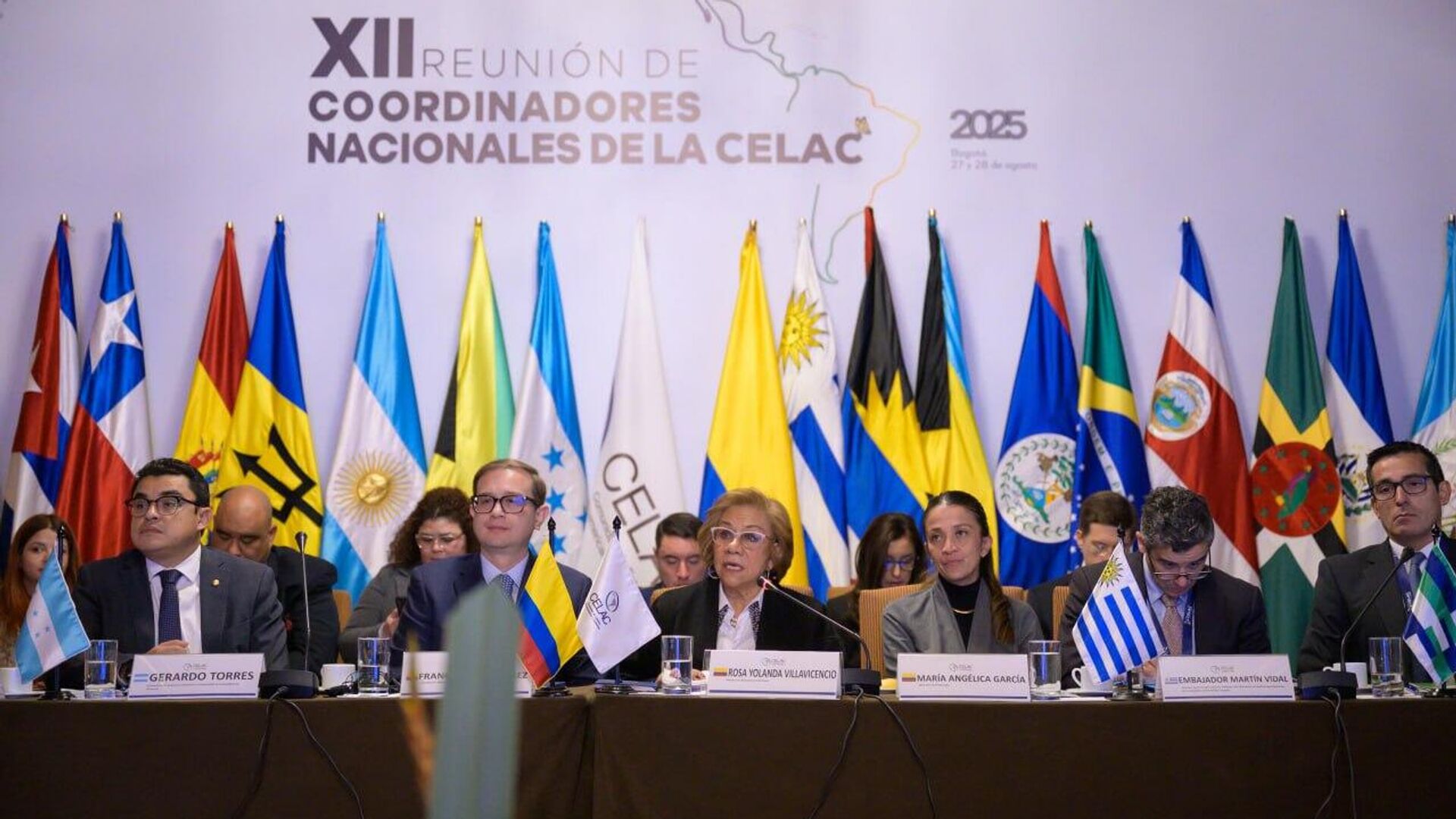 Colombia convoca a reunión urgente de cancilleres de la CELAC por tensiones de EEUU sobre la región Colombia convoca a reunión urgente de cancilleres de la CELAC por tensiones de EEUU sobre la región - Sputnik Mundo, 1920, 01.09.2025