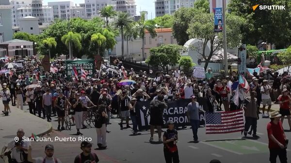 🪧 Puertorriqueños vuelven a las calles para exigir su independencia de EEUU - Sputnik Mundo