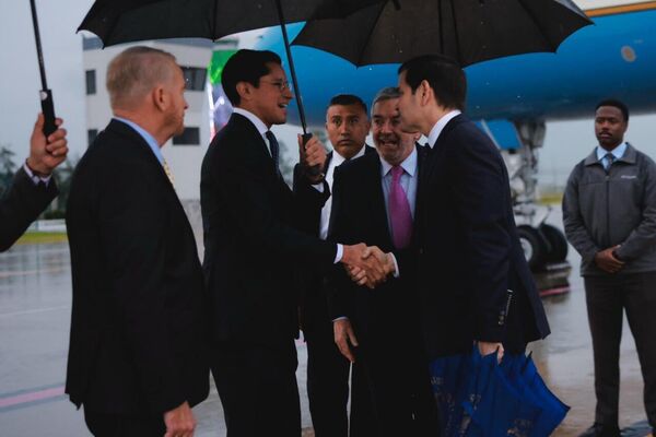 El canciller Rubio llega a México para su reunión con Sheinbaum El canciller Rubio llega a México para su reunión con Sheinbaum - Sputnik Mundo