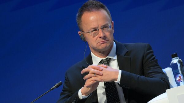 El canciller de Hungría, Peter Szijjarto - Sputnik Mundo