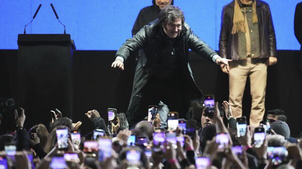 Javier Milei, presidente de Argentina - Sputnik Mundo