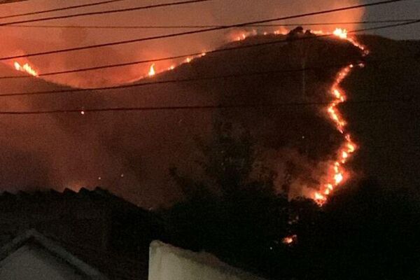 Combaten incendio forestal en ladera de un cerro en Río de Janeiro Combaten incendio forestal en ladera de un cerro en Río de Janeiro - Sputnik Mundo