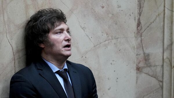 El presidente de Argentina, Javier Milei. - Sputnik Mundo