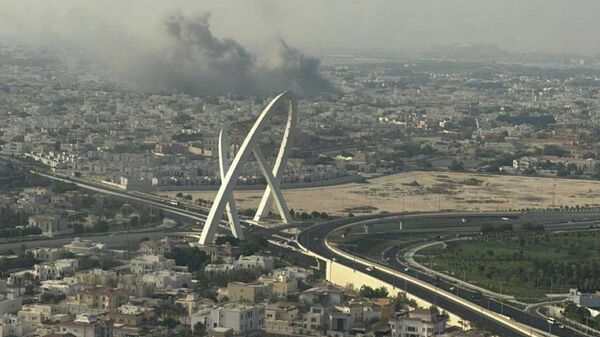 Vista aérea de Doha tras el ataque aéreo lanzado por Isrel contra la delegación negociadora de Hamás Vista aérea de Doha tras el ataque aéreo lanzado por Isrel contra la delegación negociadora de Hamás - Sputnik Mundo