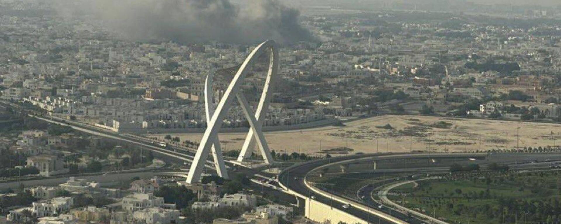 Vista aérea de Doha tras el ataque aéreo lanzado por Isrel contra la delegación negociadora de Hamás  - Sputnik Mundo, 1920, 10.09.2025