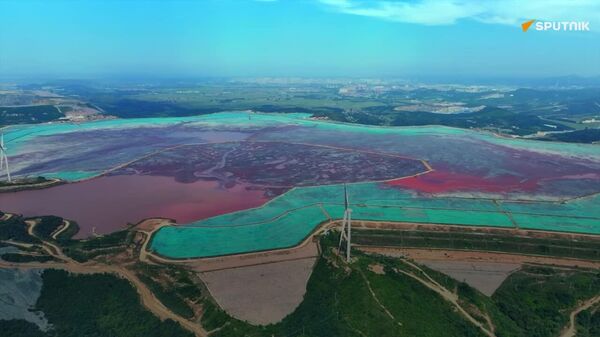 Arte tóxico: los paisajes de residuos en China pueden ser impresionantes, pero no dejan de ser peligrosos - Sputnik Mundo