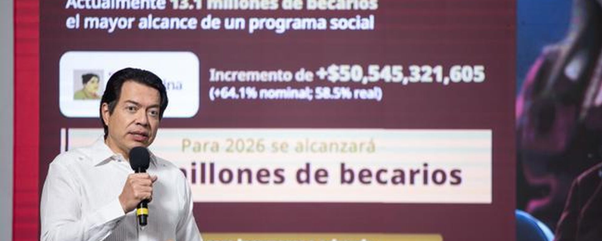 Mario Delgado, secretario de Educación Pública de México - Sputnik Mundo, 1920, 13.09.2025