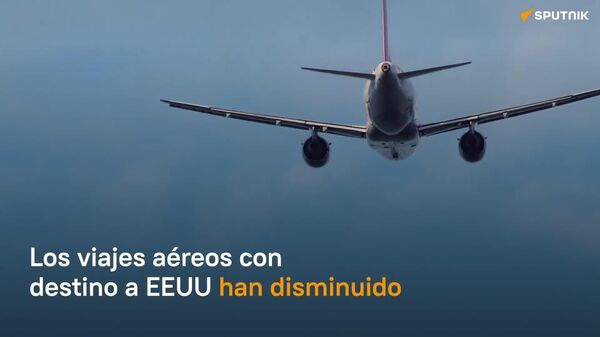 Los viajes aéreos internacionales a EEUU están disminuyendo - Sputnik Mundo
