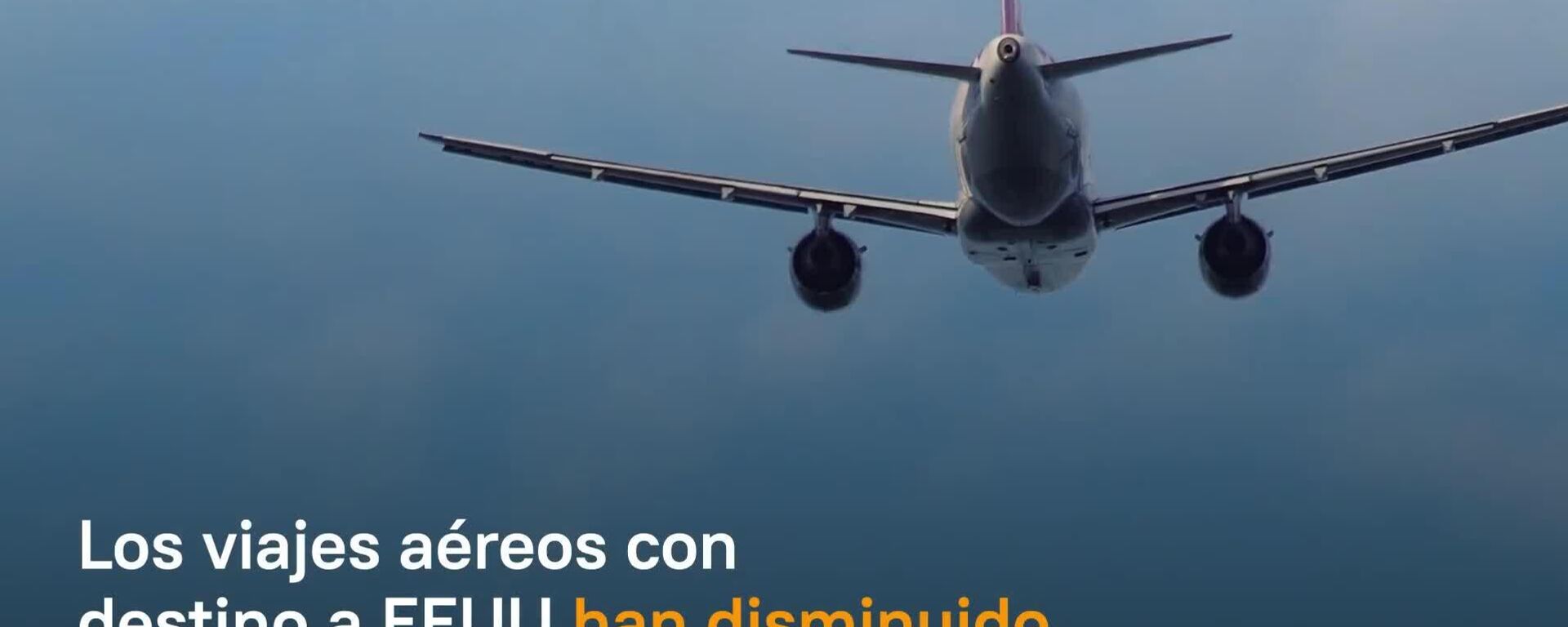 Los viajes aéreos internacionales a EEUU están disminuyendo - Sputnik Mundo, 1920, 14.09.2025
