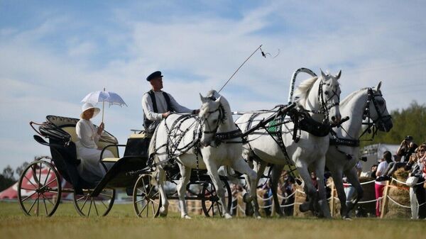 Un viaje a través de la historia: espectáculo ecuestre sorprende al público moscovita - Sputnik Mundo