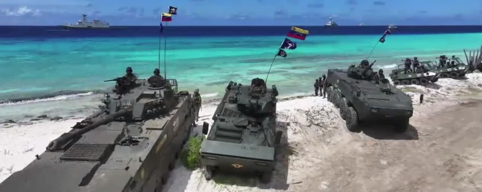 Sputnik obtiene imágenes de las maniobras militares de Venezuela en una isla del Caribe - Sputnik Mundo, 1920, 18.09.2025