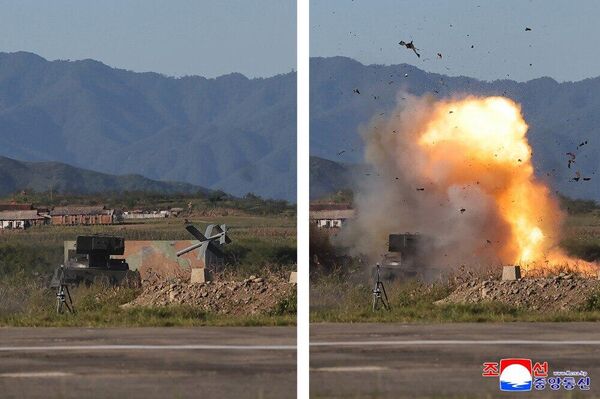 Kim Jong-un supervisa pruebas de armamento no tripulado - Sputnik Mundo