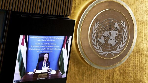 La guerra contra nuestro pueblo debe detenerse inmediatamente: Abás ante la ONU - Sputnik Mundo