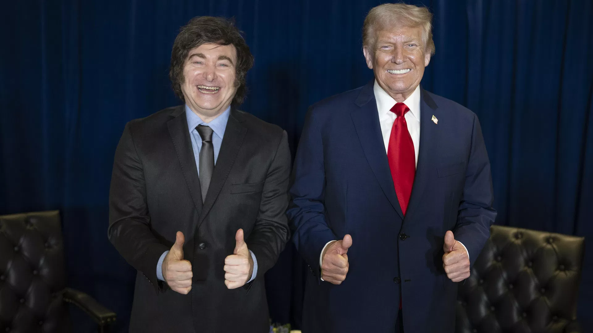 Los presidentes de Argentina, Javier Milei, y de EEUU, Donald Trump. - Sputnik Mundo, 1920, 19.08.2026