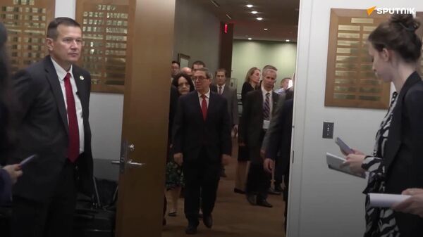 Lavrov se encuentra con el canciller cubano en el marco de la Asamblea General de la ONU - Sputnik Mundo