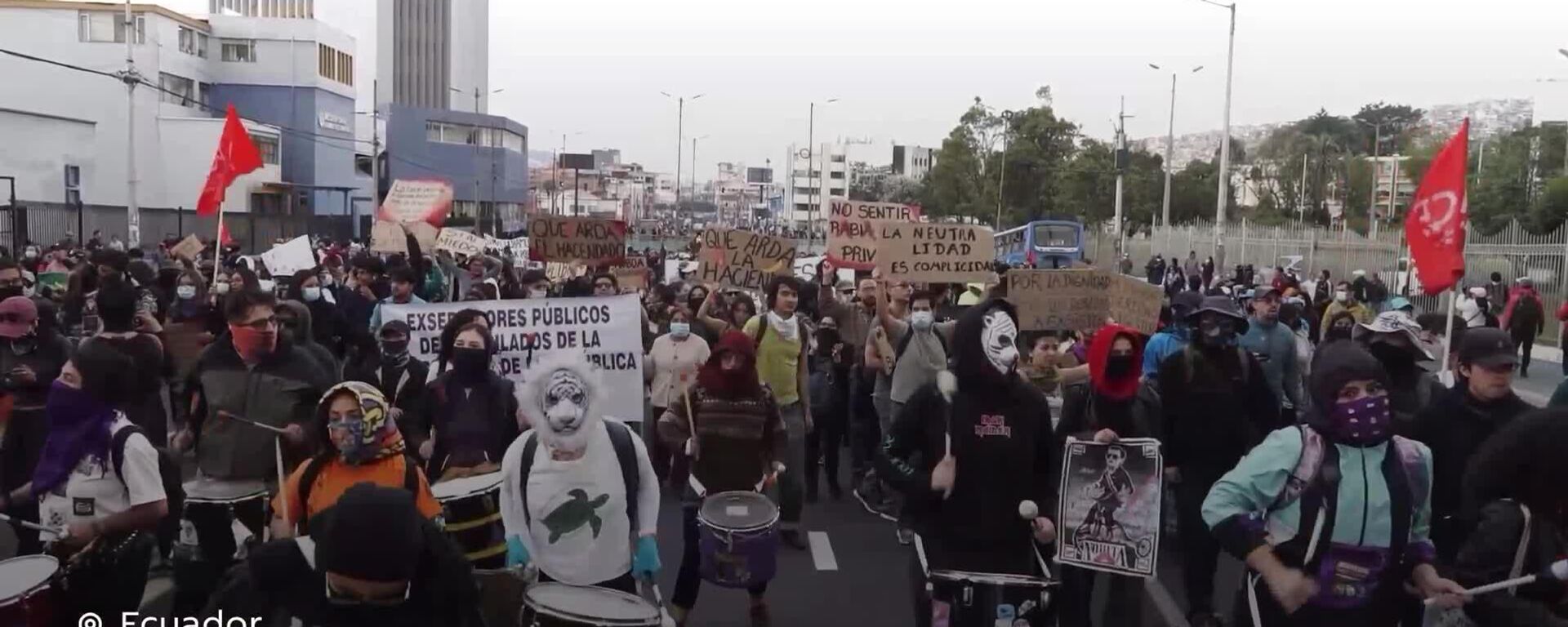 Tres días de paro nacional en Ecuador dejan alrededor de 60 detenidos - Sputnik Mundo, 1920, 25.09.2025