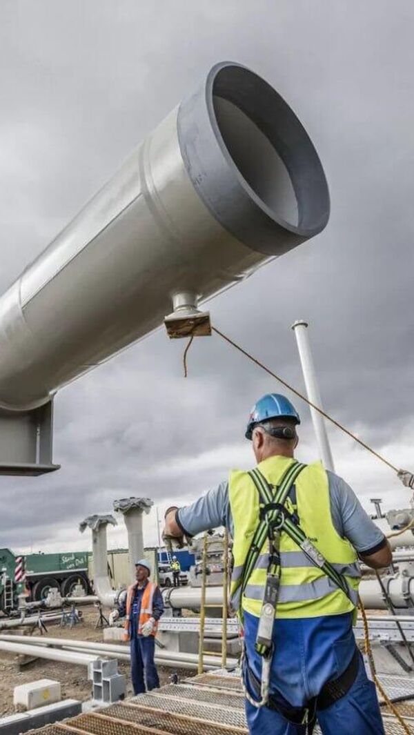 Construcción del gasoducto Nord Stream en Alemania - Sputnik Mundo