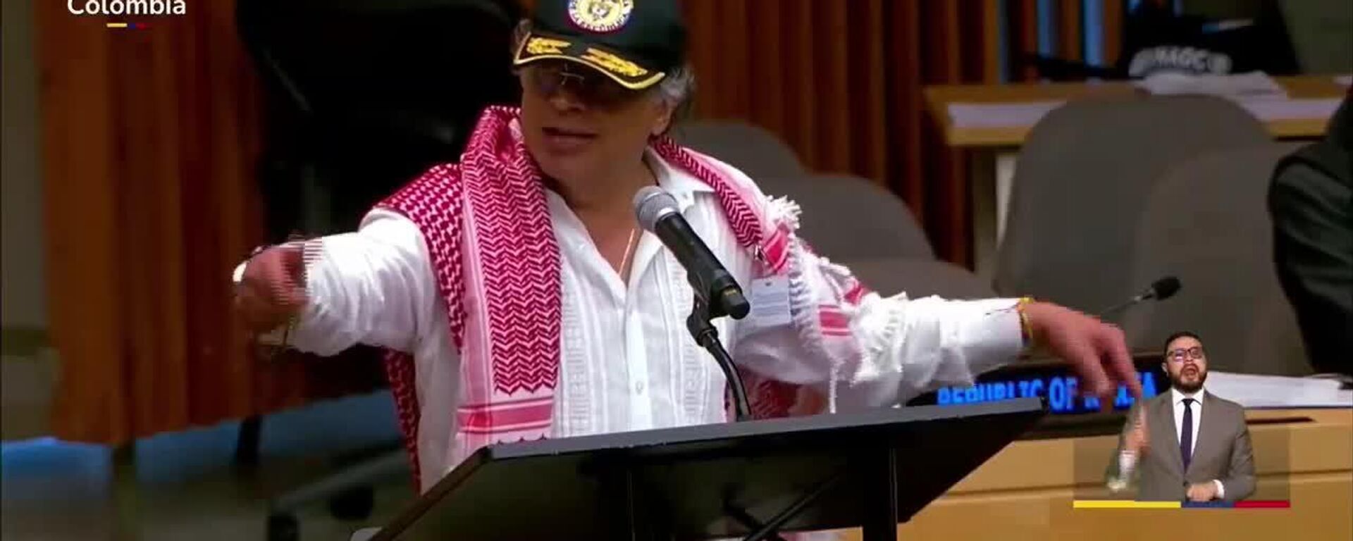 Petro llama a usar un mecanismo de la ONU que permite crear ejército para liberar a Palestina Petro llama a usar un mecanismo de la ONU que permite crear ejército para liberar a Palestina - Sputnik Mundo, 1920, 26.09.2025