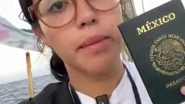 Mexicana denuncia que barco de la Flotilla Global Sumud donde ella viajaba fue interceptado - Sputnik Mundo