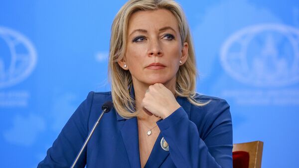 María Zajárova, la portavoz de la Cancillería rusa - Sputnik Mundo