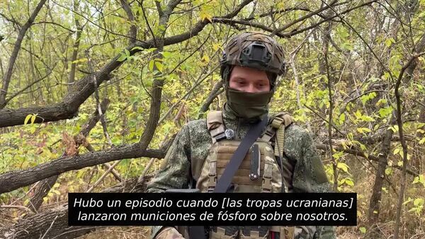 🪖Un soldado ruso denuncia uso de fósforo blanco por las tropas de Kiev - Sputnik Mundo