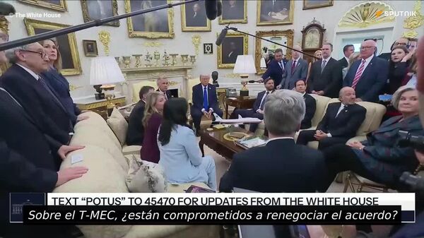 ¿Adiós al T-MEC? Trump abre la posibilidad de negociar acuerdos diferentes - Sputnik Mundo
