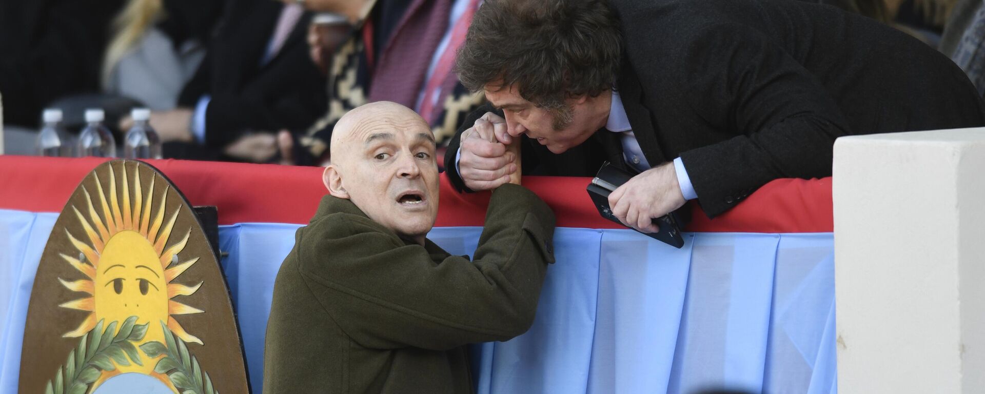 José Luis Espert y Javier Milei en 2024. - Sputnik Mundo, 1920, 08.10.2025