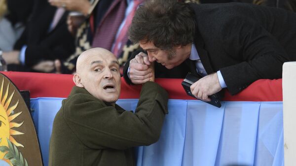 José Luis Espert y Javier Milei en 2024. - Sputnik Mundo