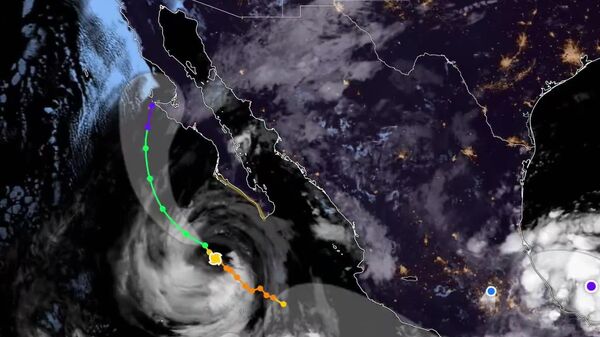 Tormenta tropical Priscilla mantiene en alerta al norte de México - Sputnik Mundo