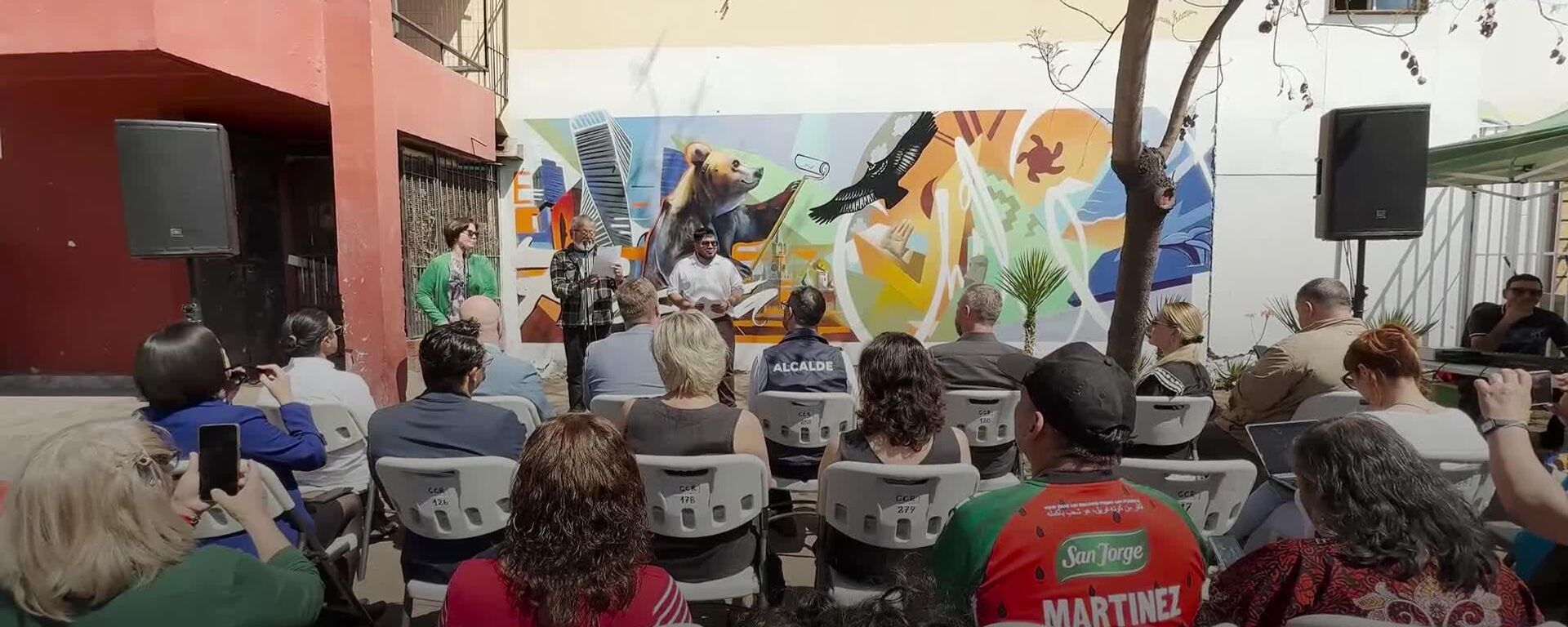 El arte que une: inauguran en Santiago un mural dedicado a la amistad ruso-chilena - Sputnik Mundo, 1920, 09.10.2025