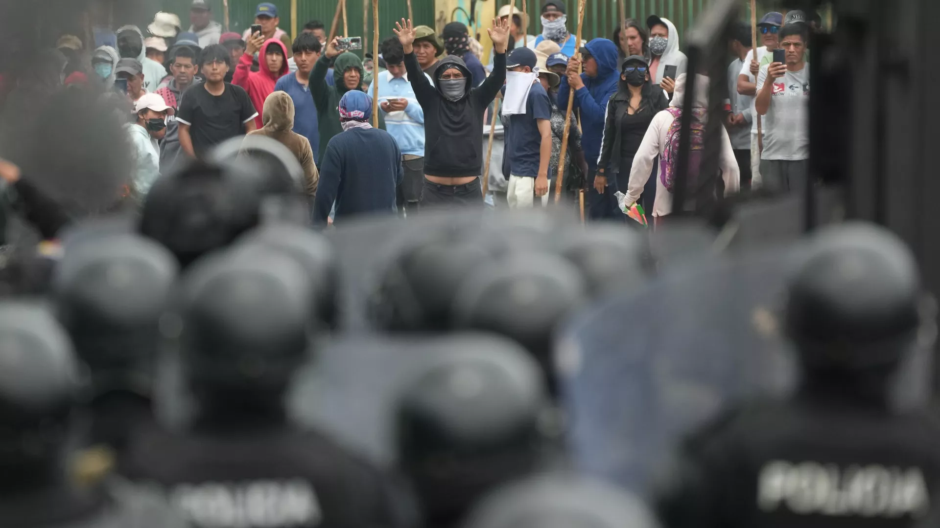 Las protestas en Ecuador siguen en pie. Las protestas en Ecuador siguen en pie. - Sputnik Mundo, 1920, 10.10.2025