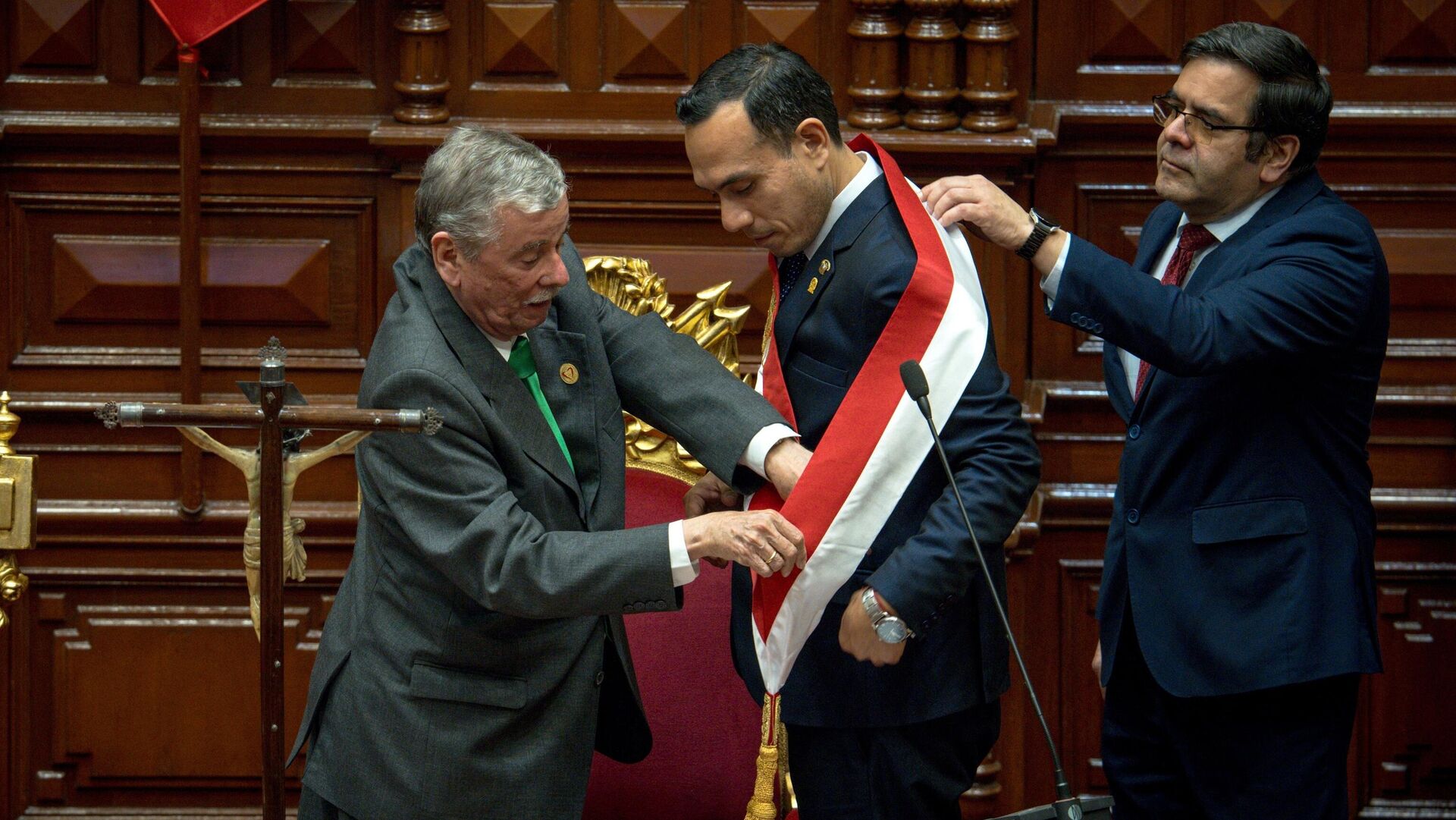 El juramento de José Jerí como presidente de Perú - Sputnik Mundo, 1920, 12.02.2026