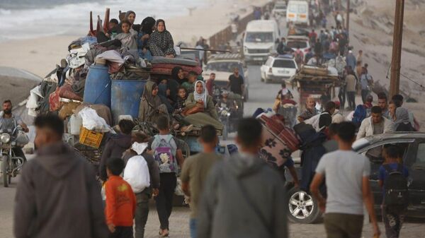 Ingresan 170 camiones con ayuda humanitaria a Gaza - Sputnik Mundo