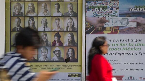 Más de 20 estados de México registran caídas en la captación de remesas - Sputnik Mundo