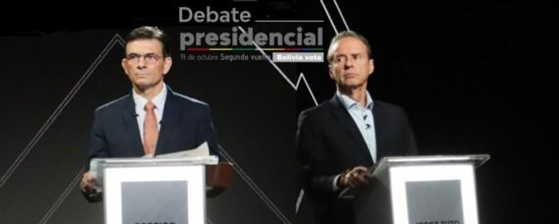 Rodrigo Paz y Jorge Quiroga, candidatos presidenciales de Bolivia - Sputnik Mundo, 1920, 15.10.2025