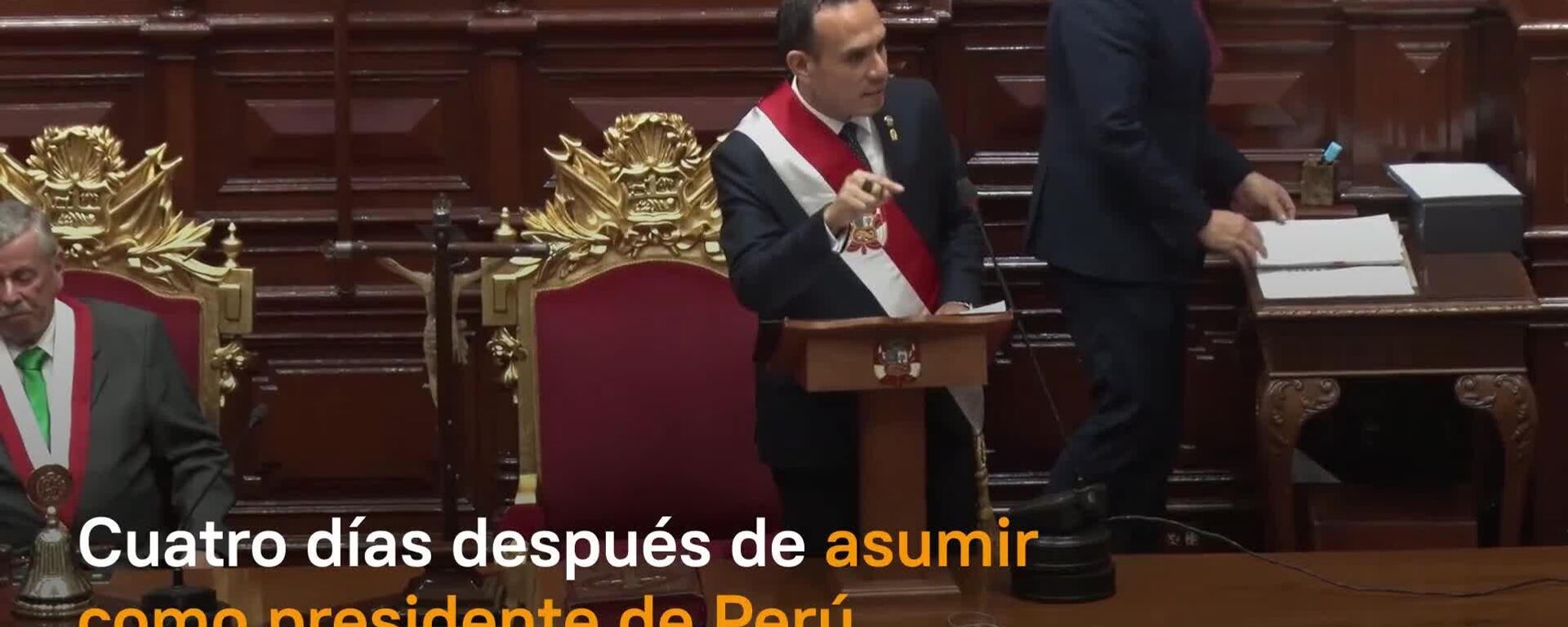 Presidente de Perú toma el juramento de los integrantes de su Gobierno - Sputnik Mundo, 1920, 15.10.2025