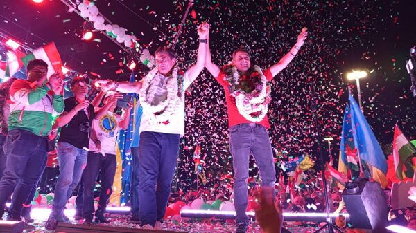 Rodrigo Paz y Edmand Lara - Sputnik Mundo