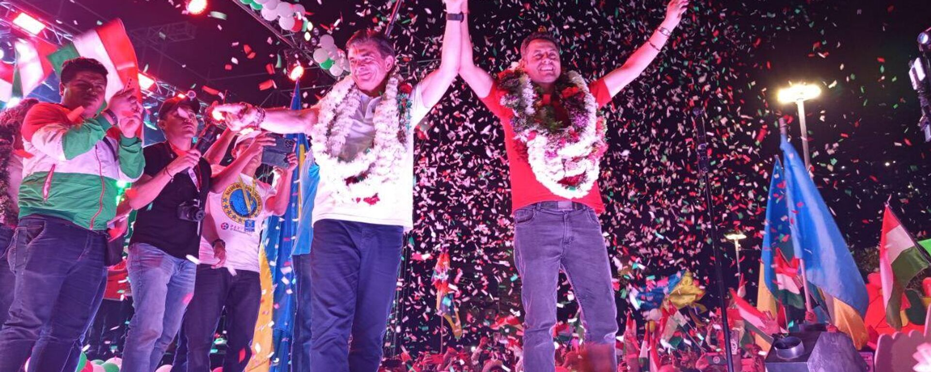 Rodrigo Paz y Edmand Lara - Sputnik Mundo, 1920, 15.10.2025