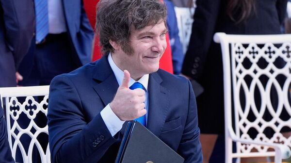 El presidente de Argentina, Javier Milei. - Sputnik Mundo